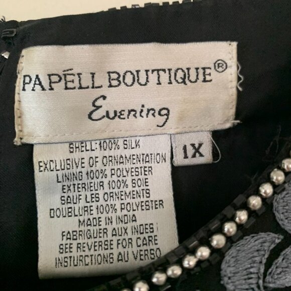 VINTAGE BEADED BLOUSE - Picture 3 of 5